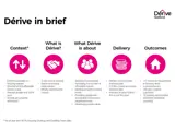 Infographic giving a brief description of Derive